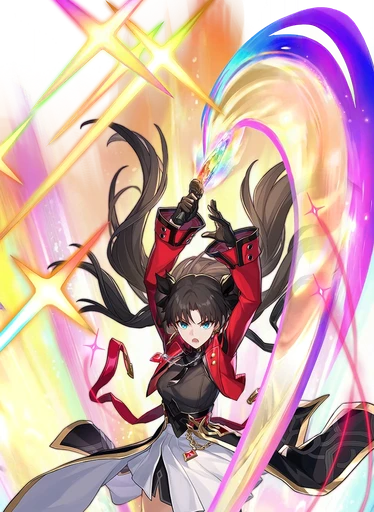 Rin Tohsaka character card art